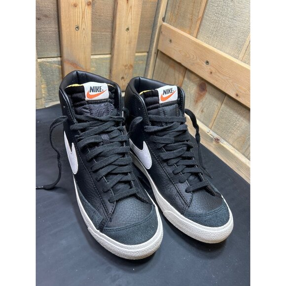 Nike Blazer Mid 77 Vintage Sneakers Mens Size 9 Black/Sail Retro Basketball main image 7
